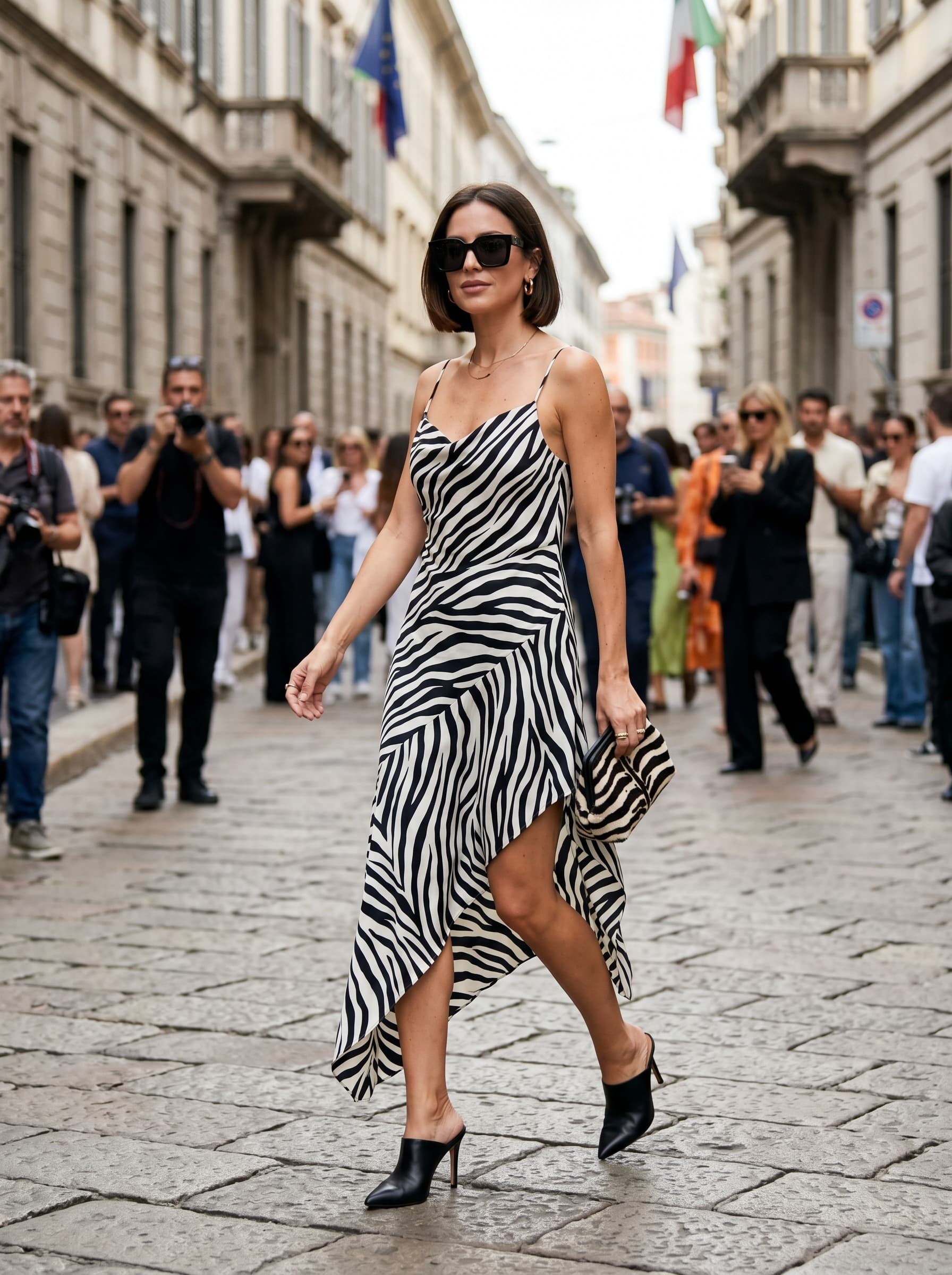 Fashion editorial visual forecast of The New Animalia: Zebra Stripes and the Alternative Exotic.