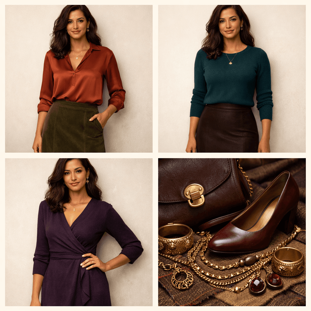 Deep Autumn guidance example for women