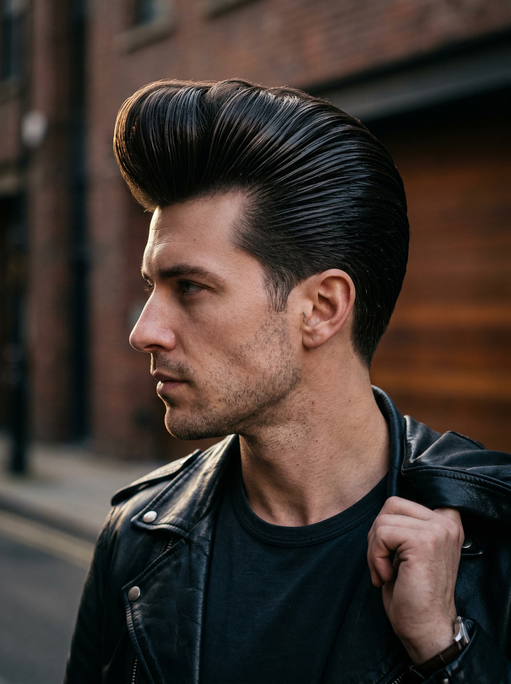 AI rendering of The Classic Pompadour.