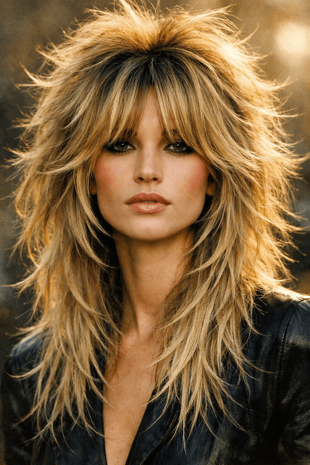 The Shag (and Modern Wolf Cut) hairstyle illustration