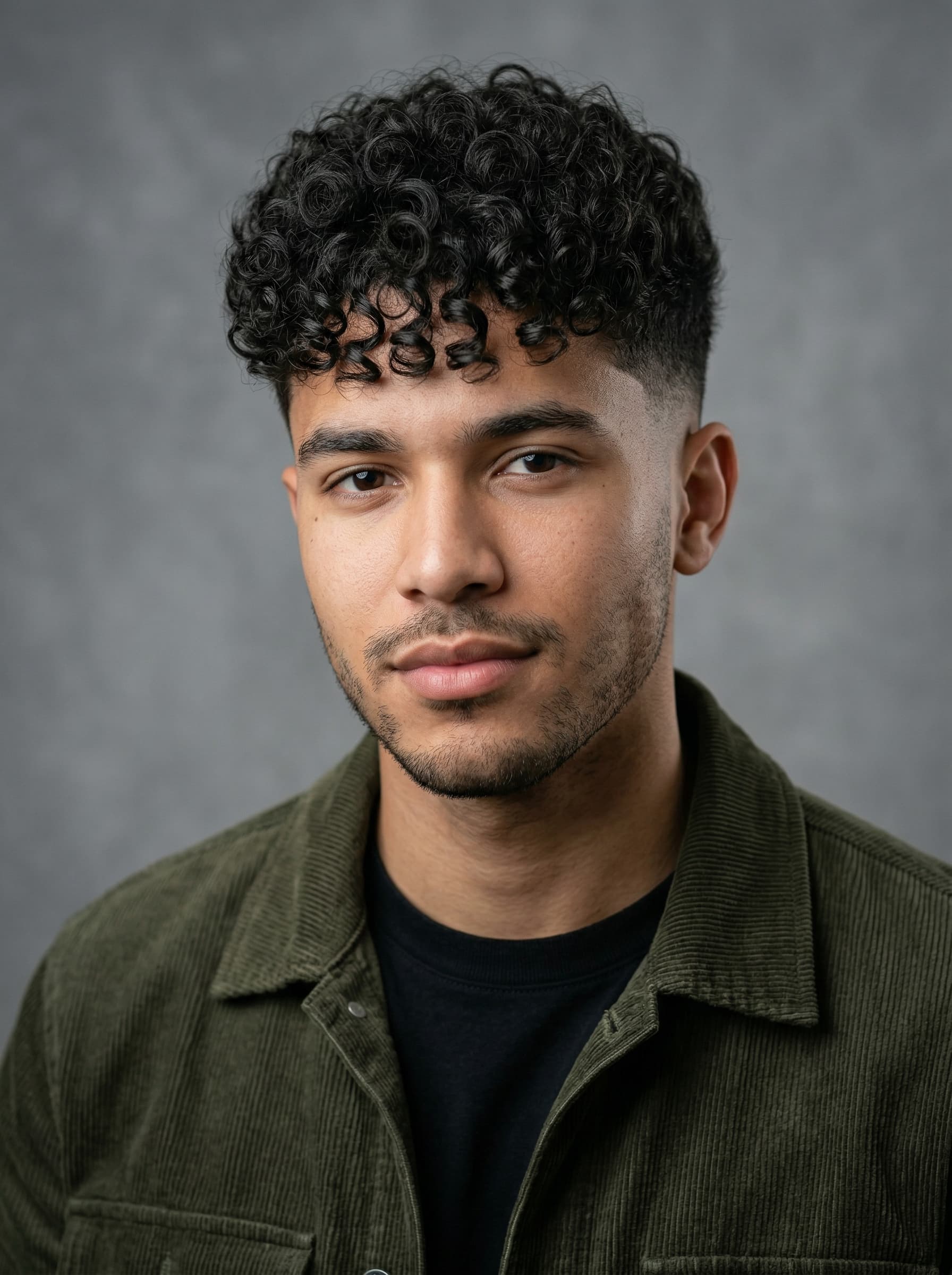 Feature illustration of The Broccoli Cut (The Zoomer Perm / Curly Top Fade).