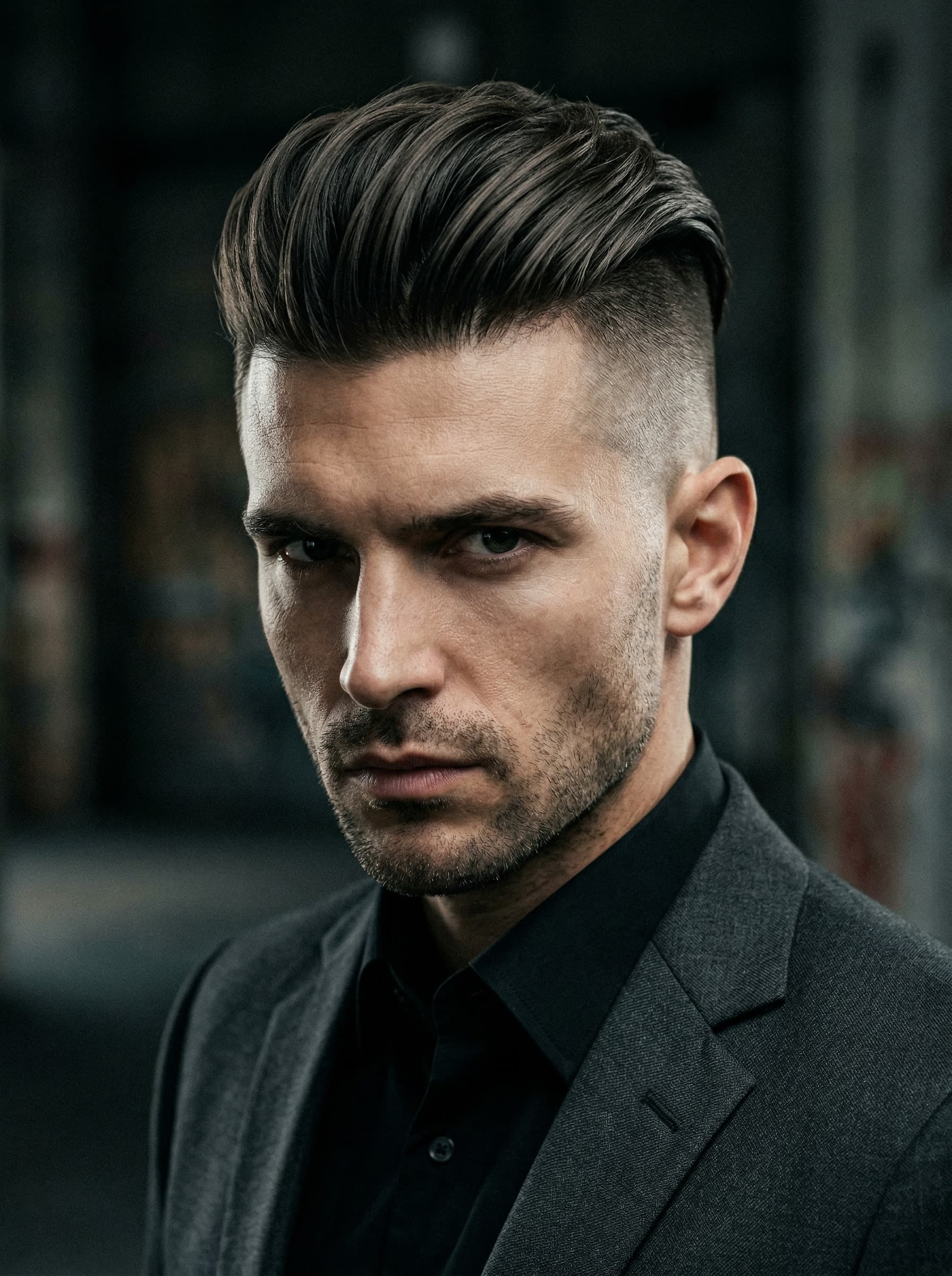 Feature illustration of The Slicked-Back Undercut.