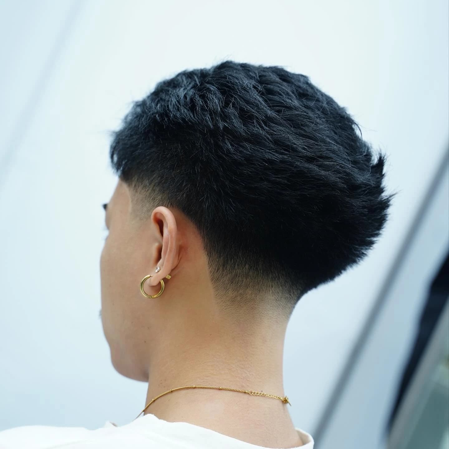reference image for The Blowout Taper Fade.