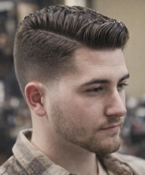 reference image for The Low Taper Fade with Side Part (The Old Money Aesthetic).