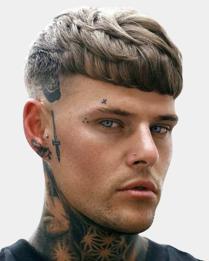 reference image for The Textured French Crop with High Skin Fade.